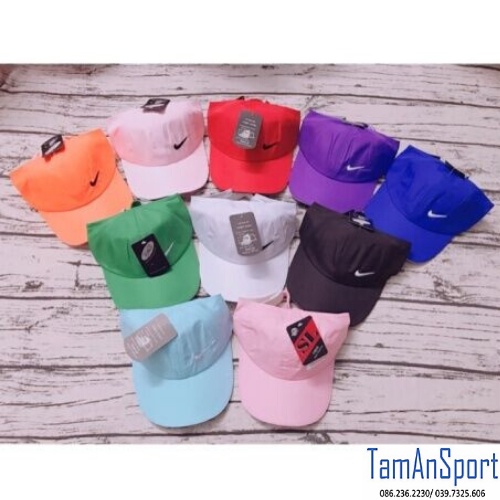 Mũ lưỡi chai thể thao nửa đầu chất cotton bo viền có chun co giãn nón hở chóp đủ màu sắc- Tâm An Sports