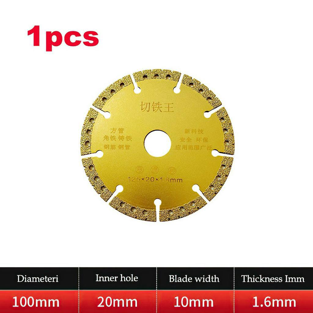 Đĩa Cưa Kim Cương Bằng Thép Không Gỉ 100mm Dành Cho Máy Mài Góc
