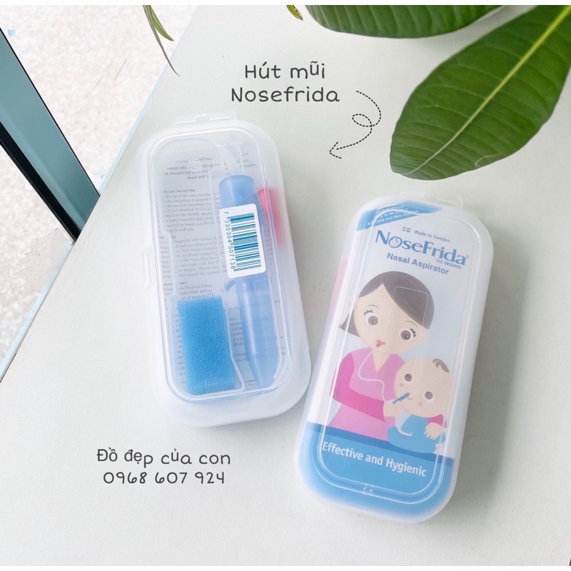Hút mũi cho bé Nose frida (tặng kèm dây vệ sinh)