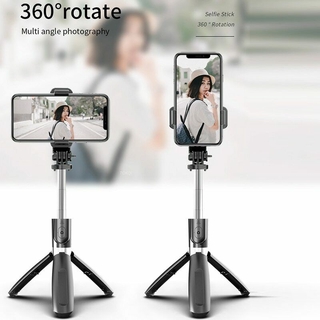 【ready】 Extendable Wireless Selfie Stick Tripod L02 Phone Self Stick With Bluetooth Remote .