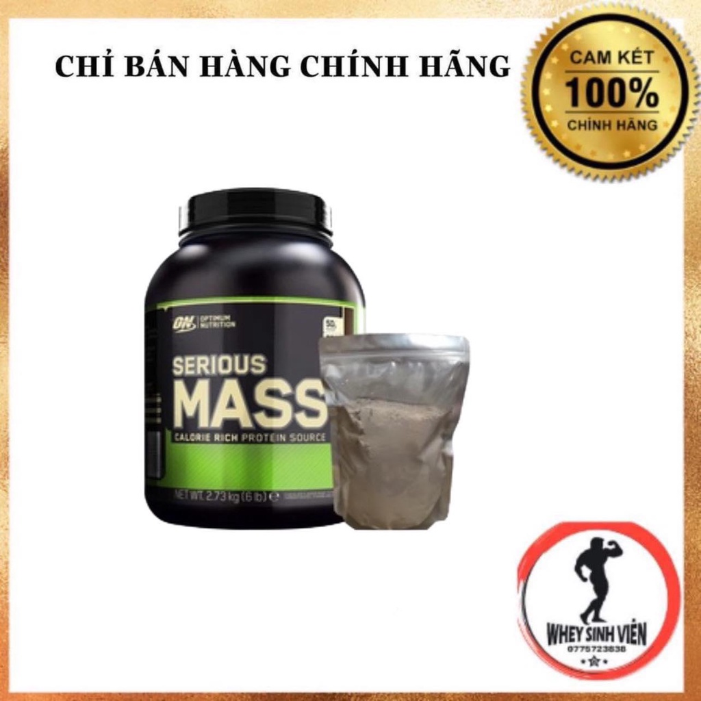 [Có bảo hành] [Có sẵn] Gói Dùng thử Sample Serious Mass Của Hãng On Sữa Dinh Dưỡng Tăng Cân Cho Người Gầy 1kg