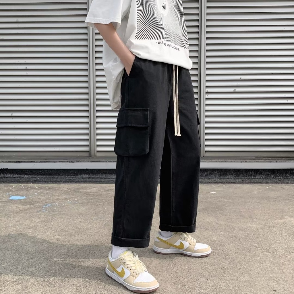 Quần ống rộng Phong Cách Hàn Quốc Dành Cho Nam