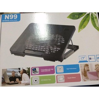 Đế tản nhiệt Laptop N99 (2 fan - chỉnh được độ cao thấp)