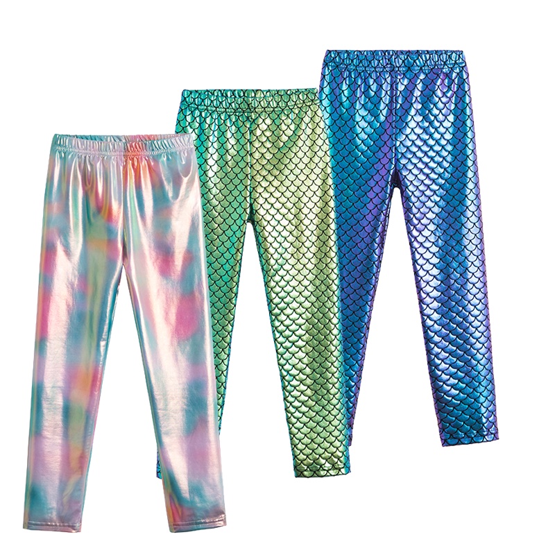 Quần legging NNJXD màu trơn độc đáo cho bé gái