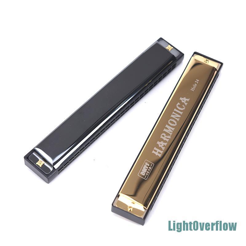 Kèn Harmonica 24 Lỗ Màu Xanh Dương