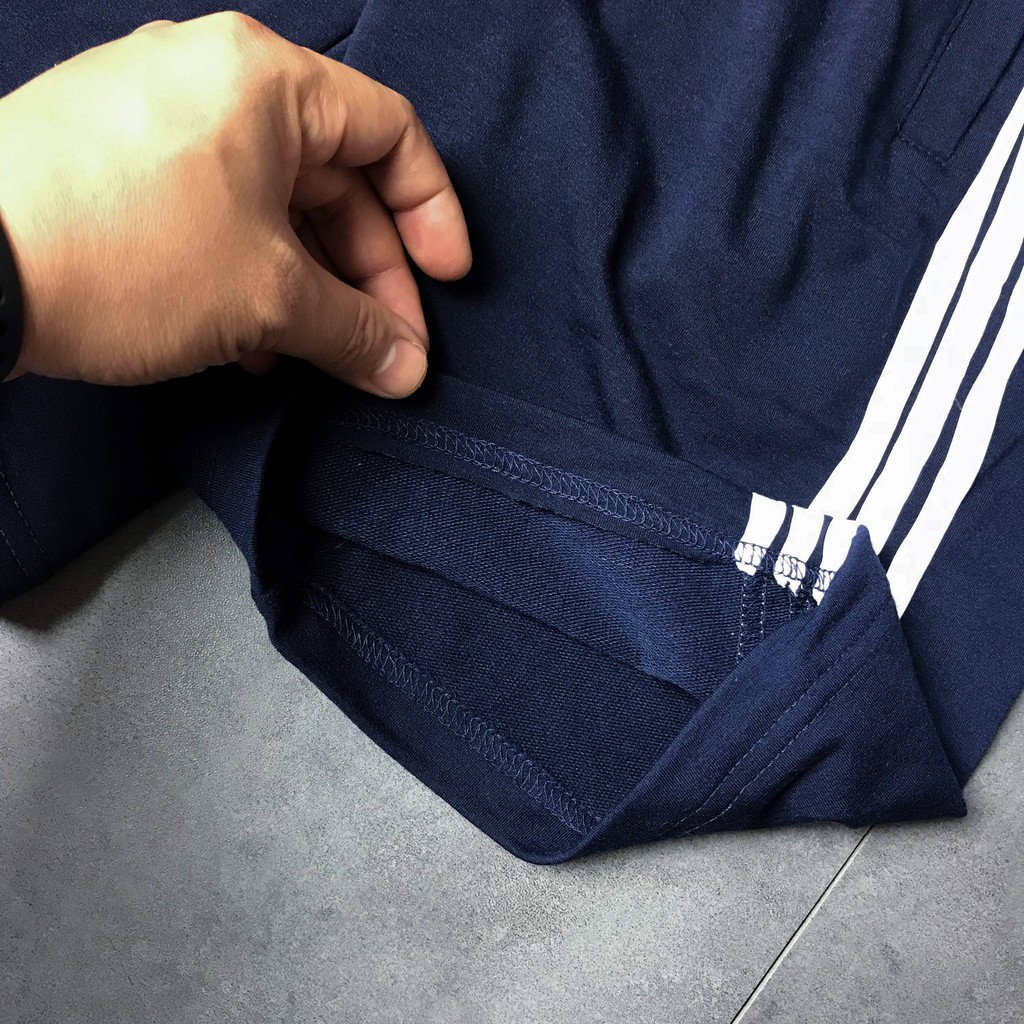 Quần Đùi Nam Thể Thao 3 Sọc, Chất Nỉ Da Cá Bền Bỉ, Mặc Thoải Mái Dễ Chịu | BigBuy360 - bigbuy360.vn