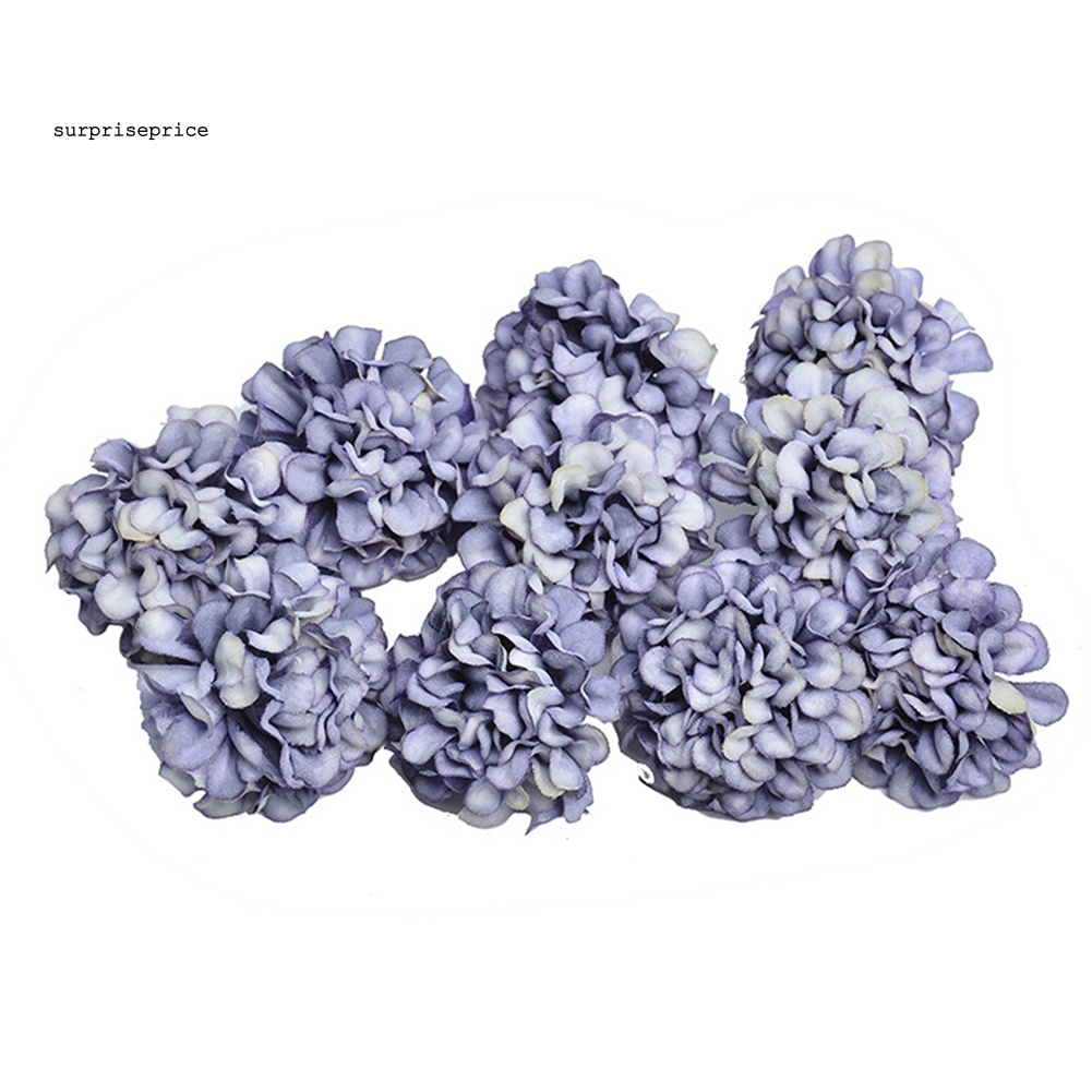 Set 10 Bông Hoa Cẩm Tú Cầu Giả Dùng Trang Trí