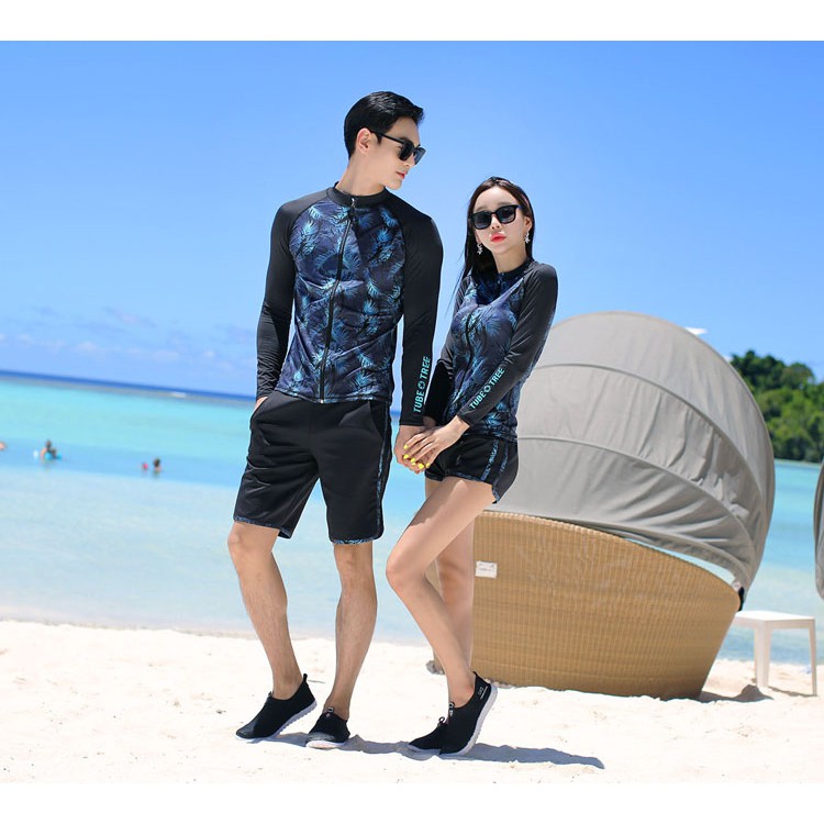 Đồ bơi nam tay dài có dây kéo | BigBuy360 - bigbuy360.vn