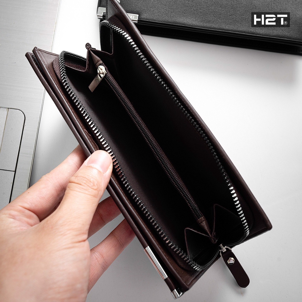 Ví Da Dài Cao Cấp Cho Nam Baborry Clutch H2T 1460