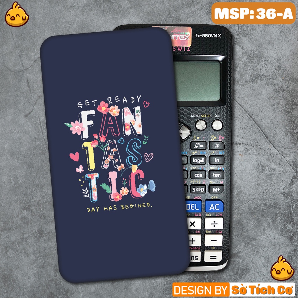 Miếng decal dán máy tính fx-570, fx-580, fx-880, Casio, Vinacal,... hình Mix Tổng Hợp MSP: 36
