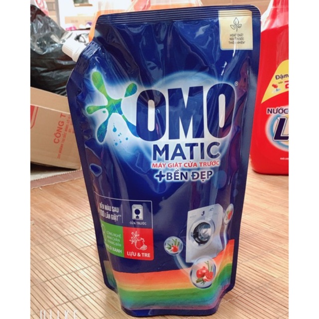 Túi Nước giặt Omo Matic dành cho máy giặt cửa trước túi 2kg