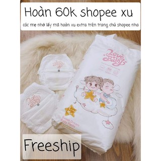 Combo 2 bịch TÃ DÁN/QUẦN LOVE BABY  Newborn 36, M46, L42, XL38