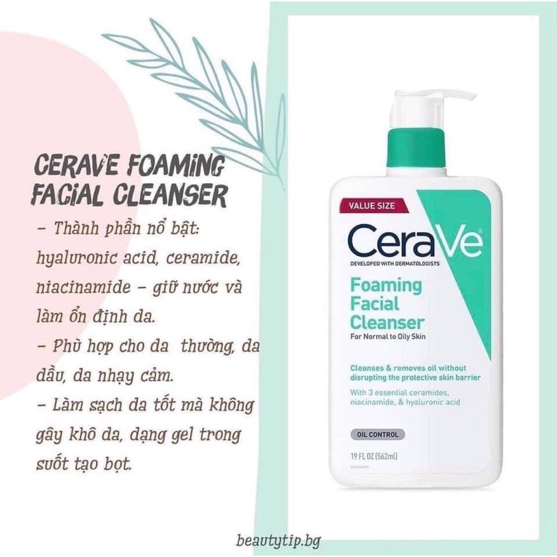 Sữa Rửa Mặt Cerave 236ml