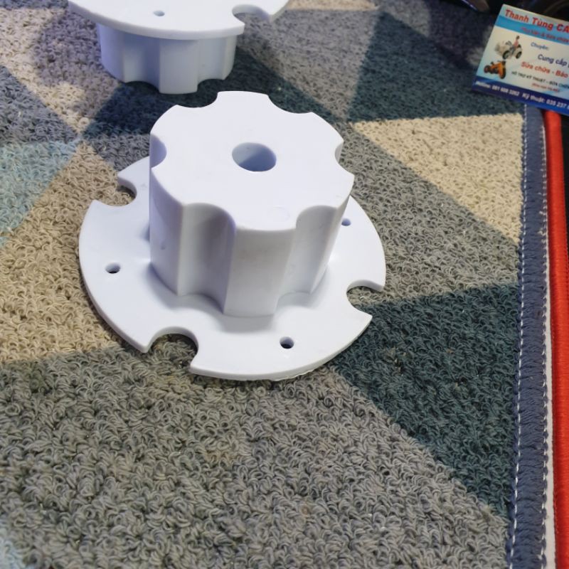 ❤ Khớp nhựa 6 hoa kết nối bánh xe và động cơ Ôtô - Xe máy điện trẻ em