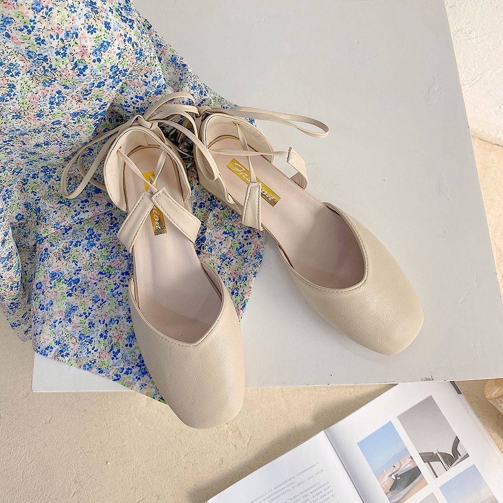 Giày buộc dây phong cách cá tính Hàn Quốc cao 3cm cho nữ - Mã GN46