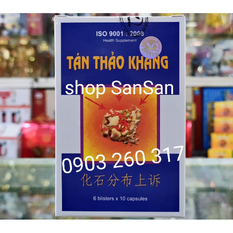 Tán thảo khang -đánh tan sỏi thận, sỏi mật..