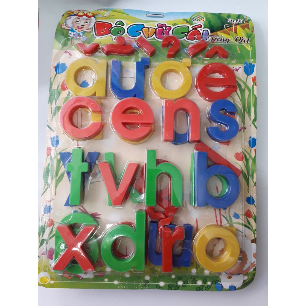 Bộ chữ cái tiếng việt bằng nhựa