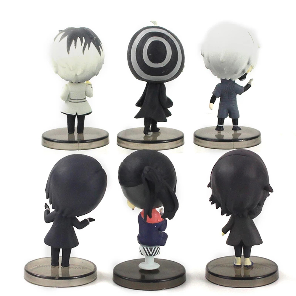 Set 6 Mô Hình Đồ Chơi Nhân Vật Trong Phim Hoạt Hình &quot;Tokyo Ghoul&quot;