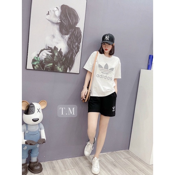 Bộ phông nữ , áo thun mẫu mới chất đẹp, nhiều màu sắc freesize thời trang chunshop 0001