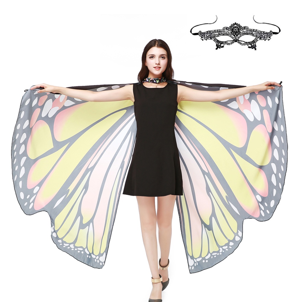Áo Choàng Bươm Bướm Che Mặt Thoải Mái Để Biểu Diễn Múa Bụng Nhiều Phong Cách Khác Nhau Dành Cho Bạn Gái | BigBuy360 - bigbuy360.vn
