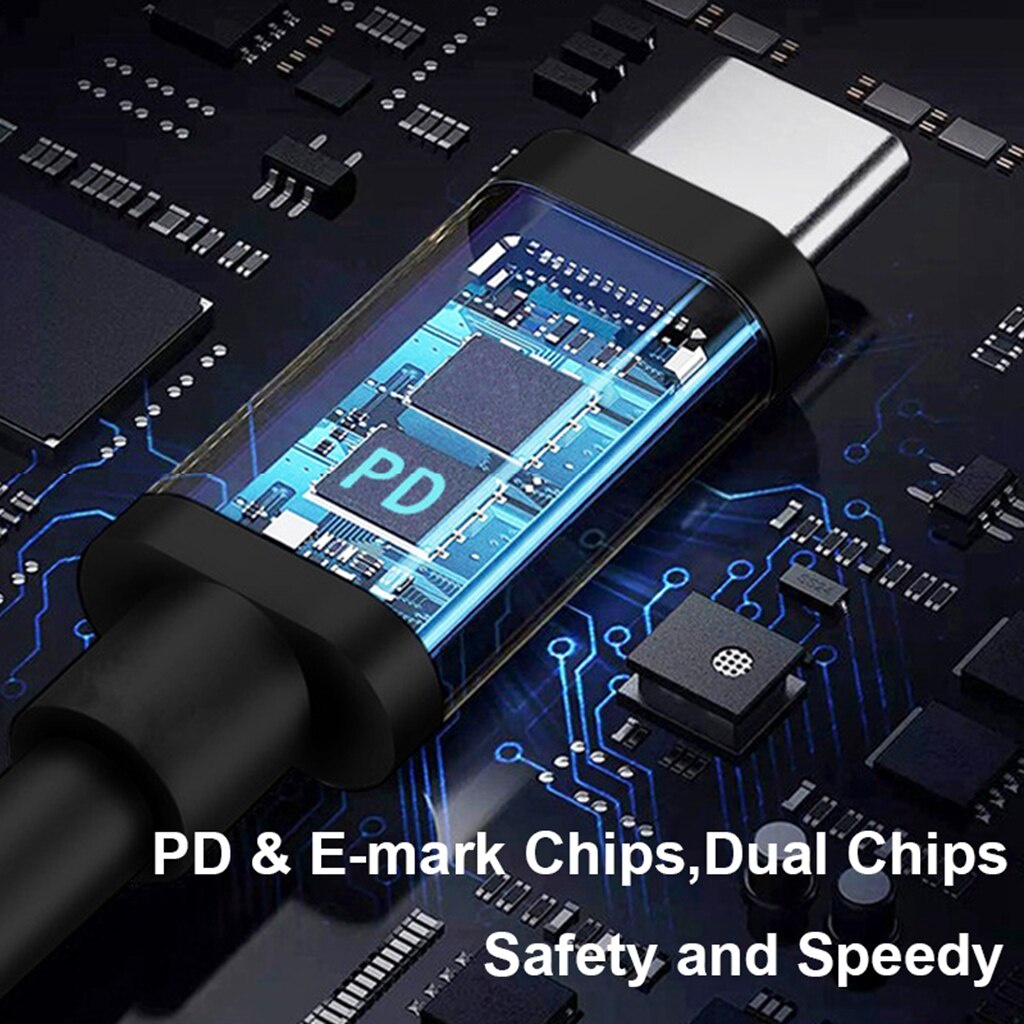 Dây Cáp Sạc Nhanh 100W USB C Cái Sang 3.0x1.1mm PD Cho Laptop Acer Asus DC 3.0*1.1Mm