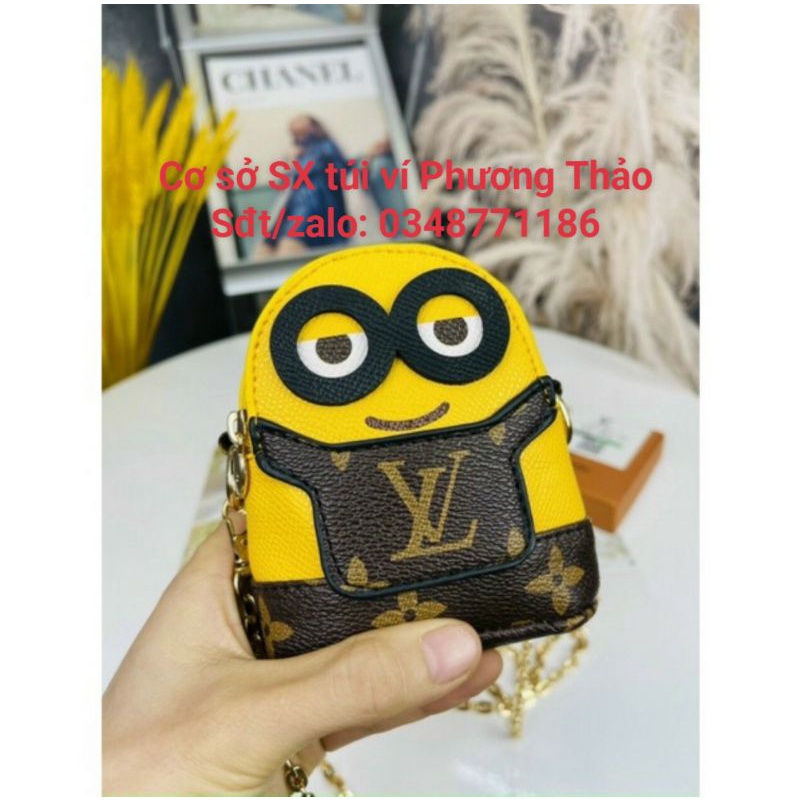 Túi MINION vàng mắt to, túi đeo chéo đựng lì xì