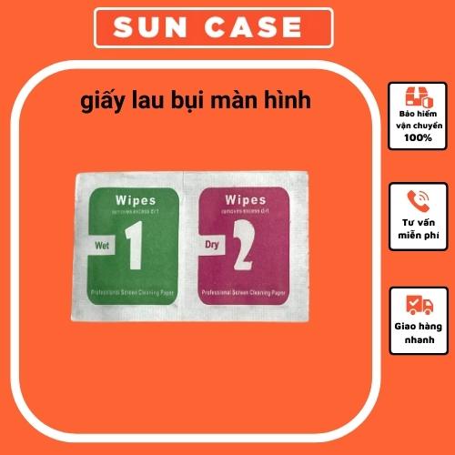 Giấy lau bụi màn hình, giấy 1-2, khăn lau bụi dán cường lực điện thoại