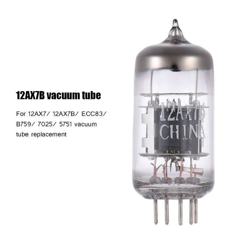 12AX7B Preamp Điện Tử Chân Không Ống 9 Chân Kép Triode Cho 12AX7 ECC83 B759 7025 5751 Ống Thay Thế