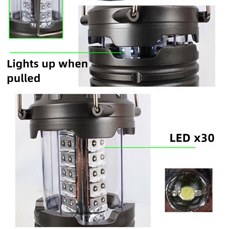 Đèn Pin Cắm Trại 30 Bóng Led Chống Thấm Nước