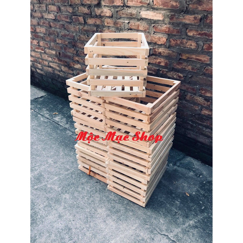 Hộp gỗ / Thùng gỗ D30 x R25 x C20