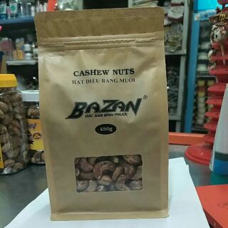 Hạt điều rang muối BaZan 450g