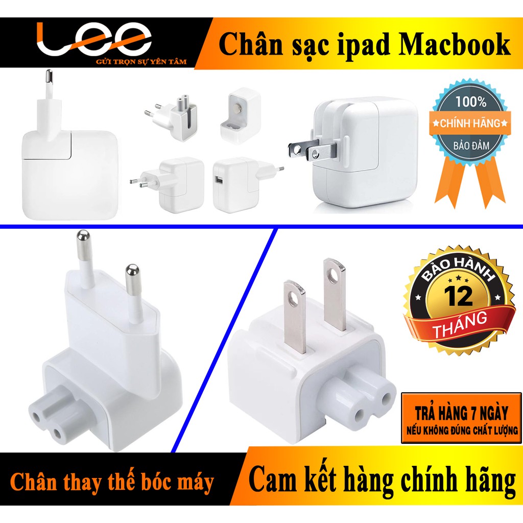 Chân sạc củ ipad, macbook ( Hàng xịn)