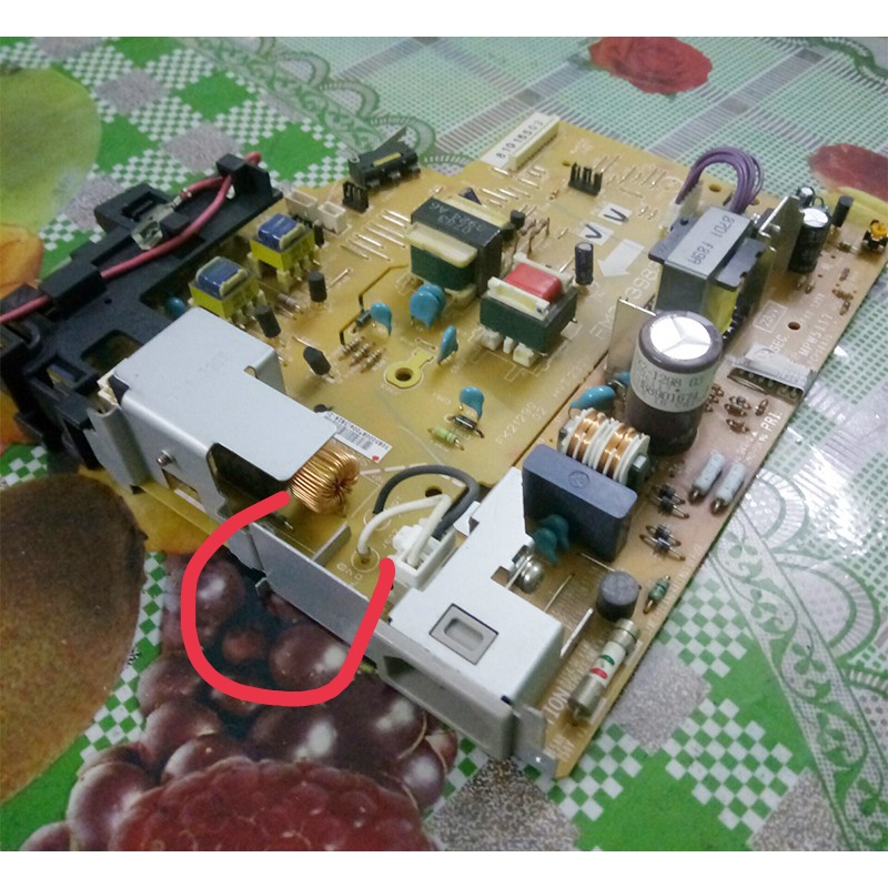 Board nguồn máy in laser Canon 2900 3000 HP 1020 1018 - hàng tháo máy