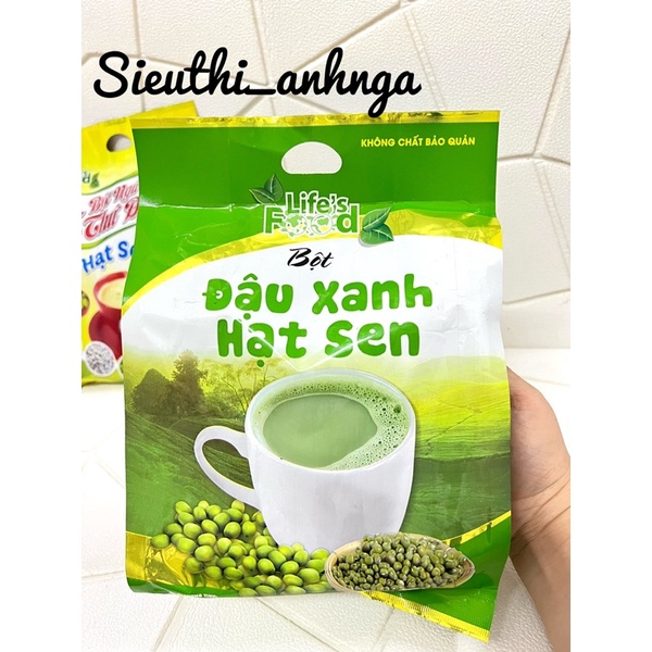 Bột Đậu Xanh Hạt Sen Life's Food Gói 300g-400g