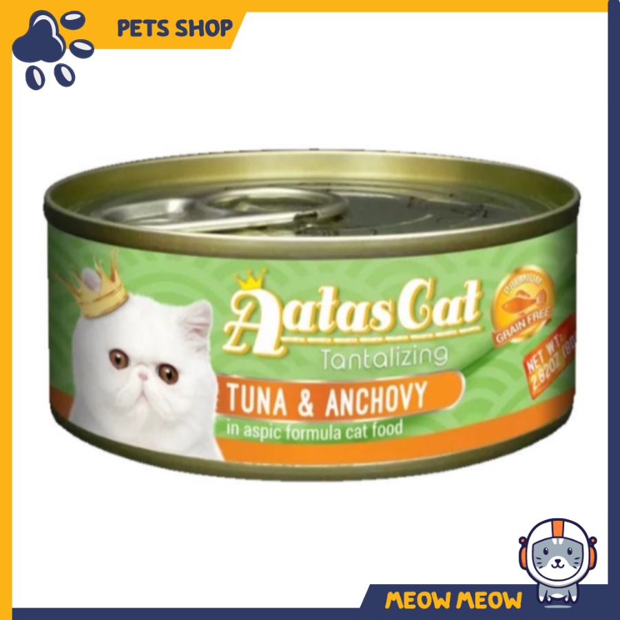 Pate cho mèo AATAS CAT | Lon 80GR | Pate dinh dưỡng cho mèo.