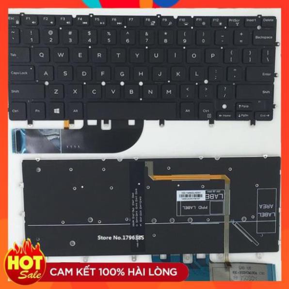 Bàn phím Laptop Dell Inspiron 13-7000, 7348, 7347, 7547, 7548, XPS 13, 9343, 9353, 7347 có đèn