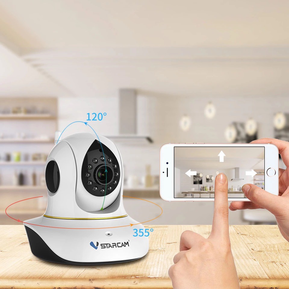 Camera wifi ip trong nhà C38s 1080p 2MB Vstarcam , Bảo hành 12 tháng