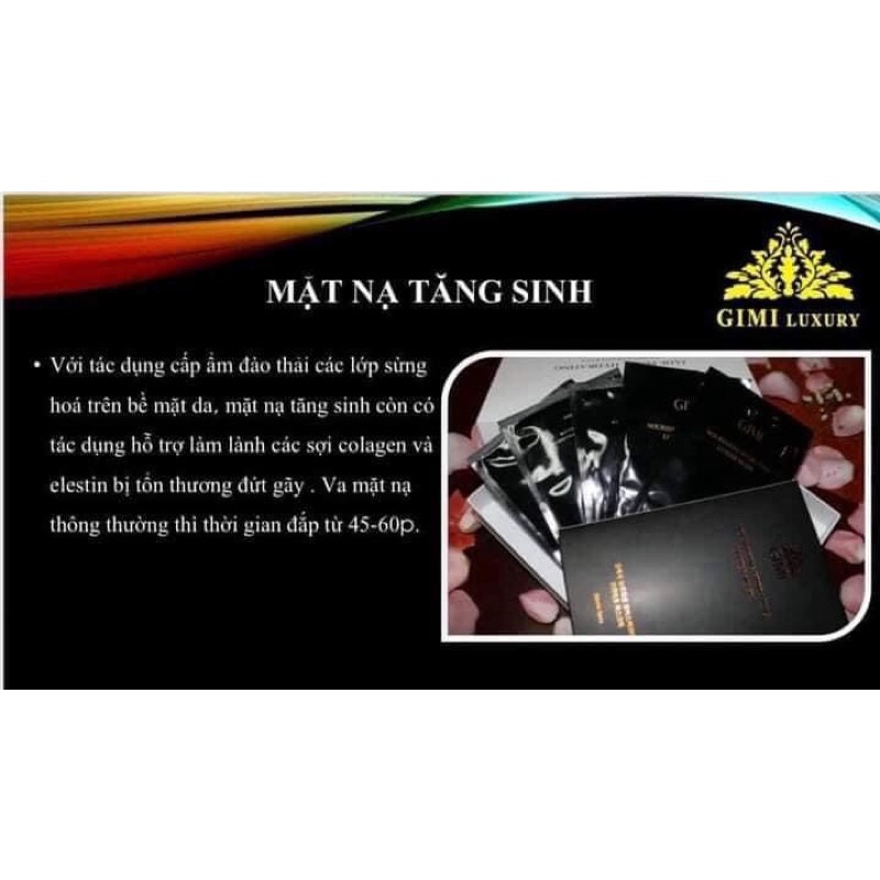 1 hộp Mặt nạ Phục hồi Gimi tăng sinh Collageen chính hãng