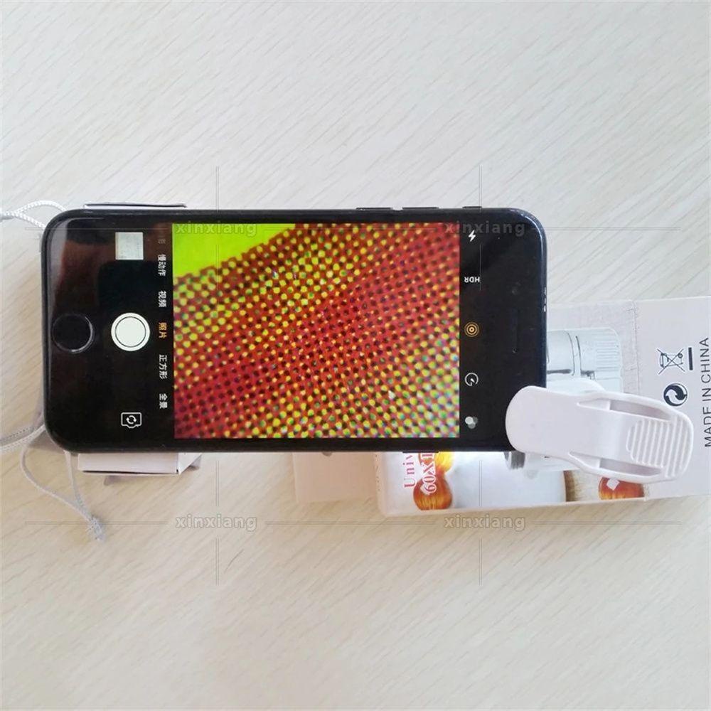 Kính Lúp Phóng Đại 60 Lần Kẹp Điện Thoại Tiện Dụng