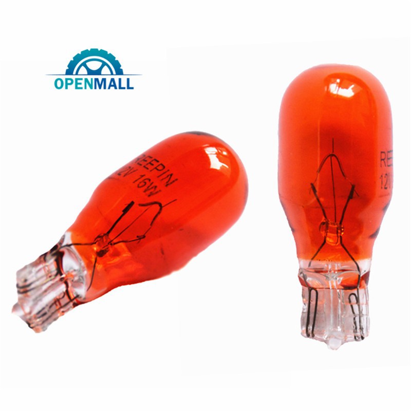 Bóng đèn halogen W16W T15 ánh sáng trắng / hổ phách 12V cho xe hơi