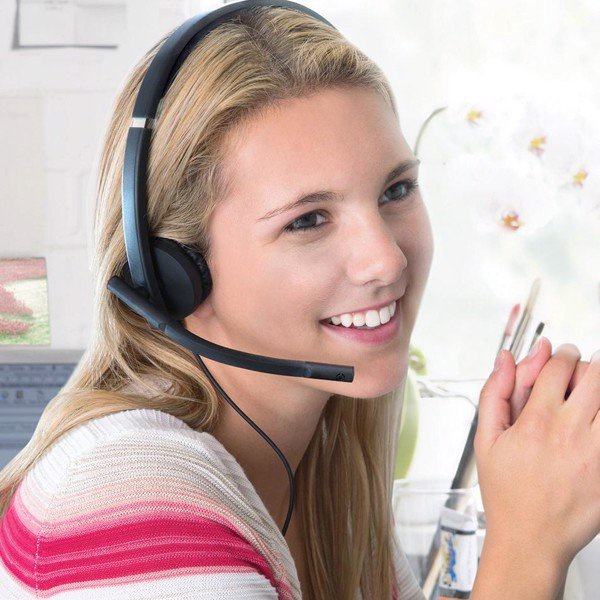 Tai nghe chụp tai học online Logitech H570e - Hàng chính hãng