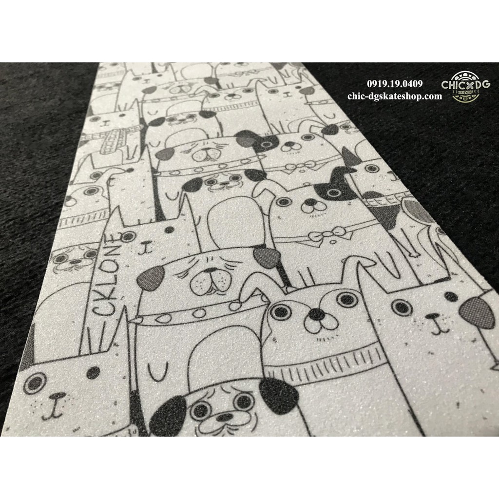 Grip tape Skateboard chính hãng Grizzly/MOB - Miếng nhám ván trượt Skateboard
