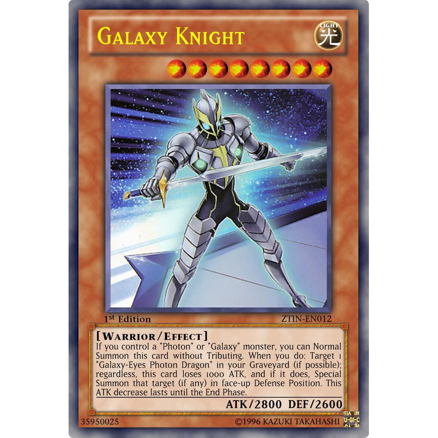 | Bài Yugioh In | Galaxy Dragon Deck 2020