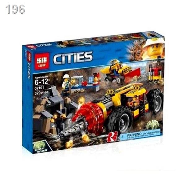 [HOT]Lego City Urban- Lepin 02101 ( Xếp hình cỗ xe đào đất 329 mảnh )