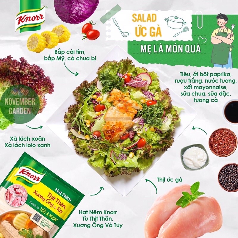 Hoả Tốc Hạt Nêm Knorr Mỹ 1.14KG Ngon Mê Ly