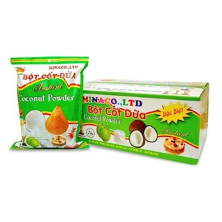 Túi 10 gói bột cốt dừa minaco (500g)