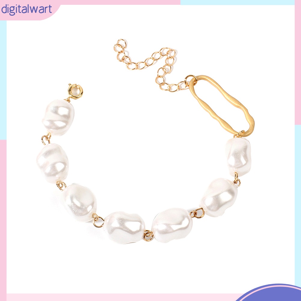 Vòng Tay Đính Hạt Ngọc Trai Giả Thời Trang Nữ Tính