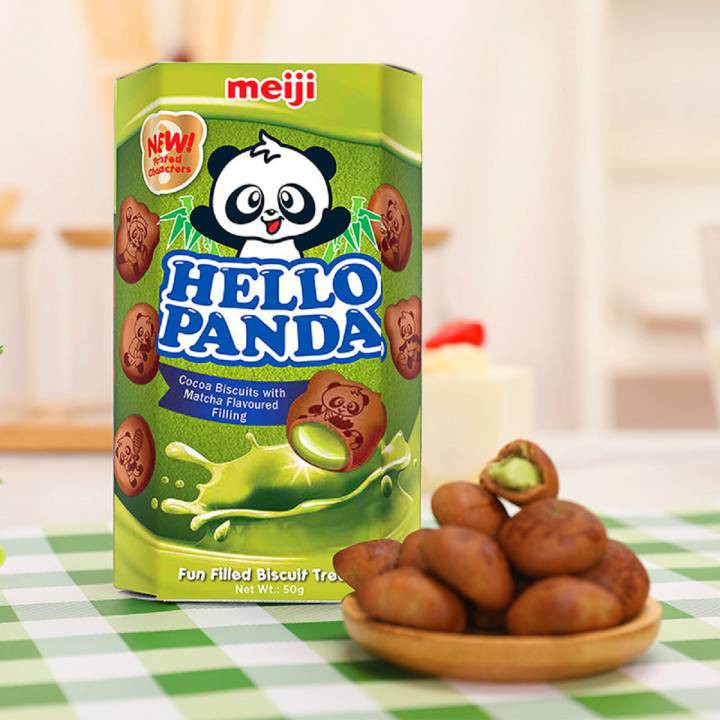 Bánh gấu nhân kem Hello Panda 50g các loại