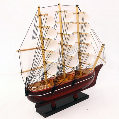 <Có video>Thuyền buồm nhỏ PHONG THỦY 25 cm màu trắng | BigBuy360 - bigbuy360.vn