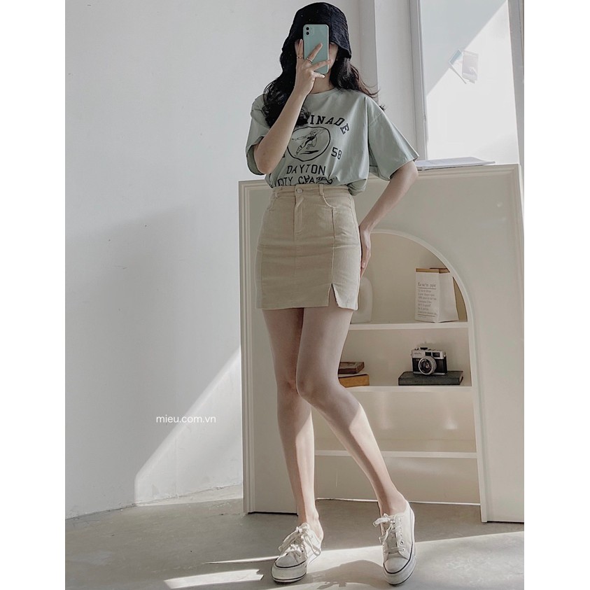 [ Miều ] Áo thun form rộng in hình Chaminade